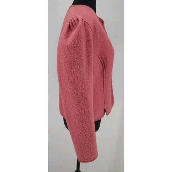 Barbie Pink Wool Sweater Jacket Soft Girl Academia | Geiger Tyrol Sz 44 - Picture 5 of 6